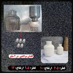 قالب طلقی گلدان مراکشی در دو سایز به همراه هولدر کد253