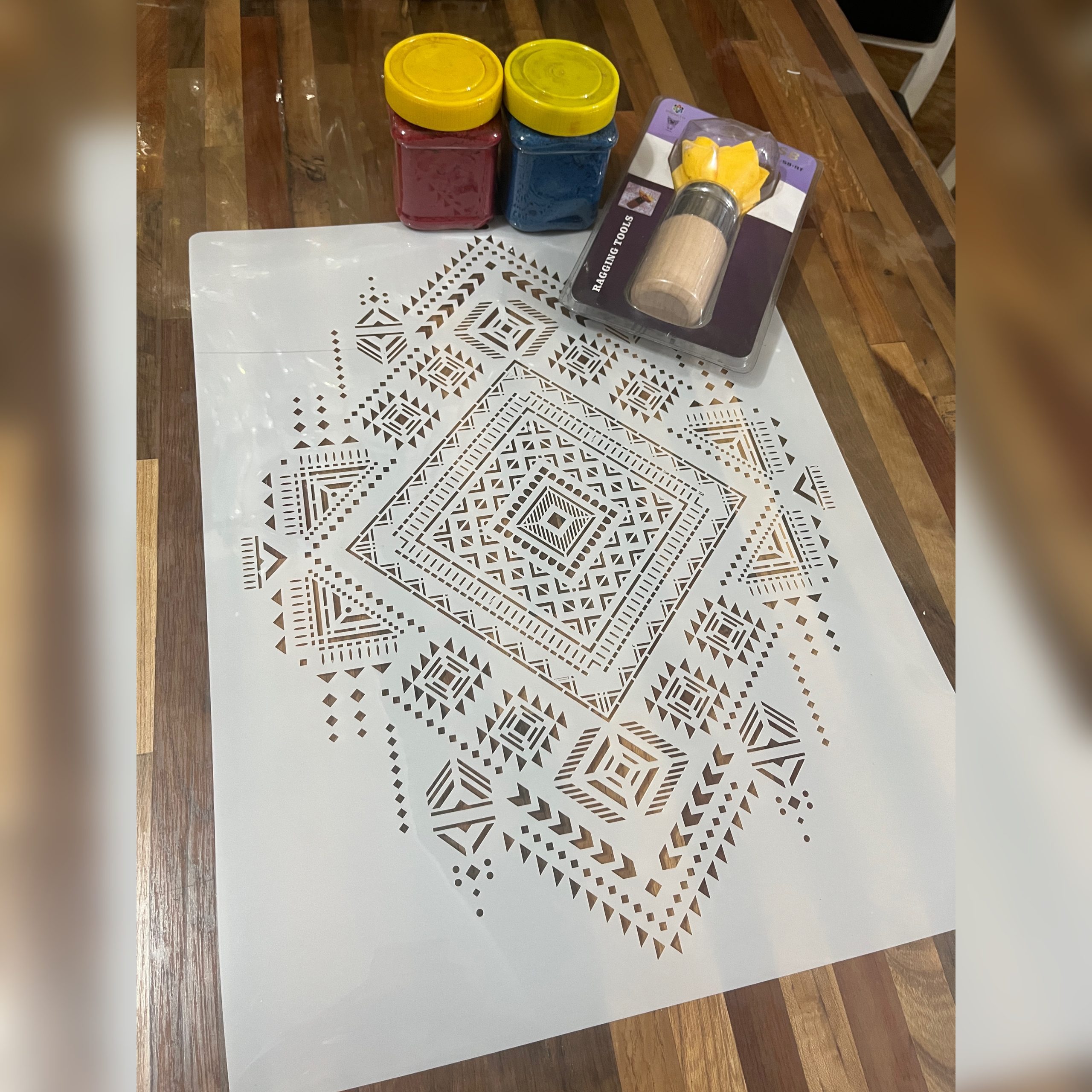 شابلون گلیم پتینه pts195 - تصویر 2
